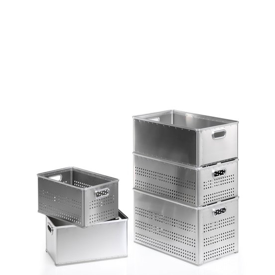 Cajas y cestas de aluminio